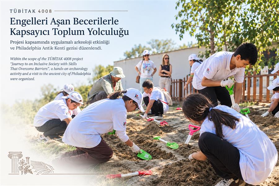TÜBİTAK 4008 ile Gençler Philadelphia’da Arkeolojiyle Buluştu